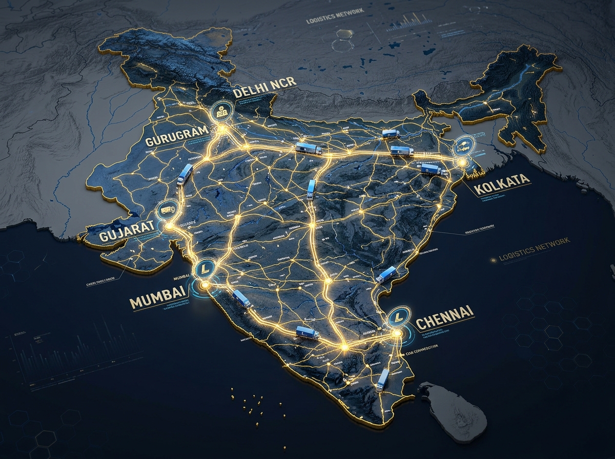Neelkanth Transport Services — Pan-India Highway Logistics & Freight Route Network